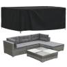 Garden Furniture Cover Black 200x165x80 cm - 420D Oxford