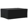 Garden Furniture Cover Black 200x165x80 cm - 420D Oxford