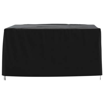 Garden Furniture Cover Black 200x165x80 cm - 420D Oxford