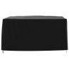 Garden Furniture Cover Black 200x165x80 cm - 420D Oxford