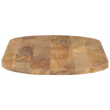 Oval Solid Wood Mango Table Top - 100x40 cm | HipoMarket