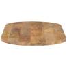 Oval Solid Wood Mango Table Top - 100x40 cm | HipoMarket