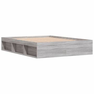 Modern Grey Sonoma Bed Frame 160x200 cm | HipoMarket