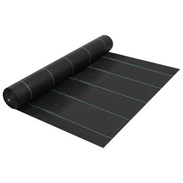 Weed & Root Control Mat Black 1x25m - Effective Weed Growth Control