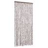 Fly Curtain Taupe & White 90x200 cm | Insect Protection