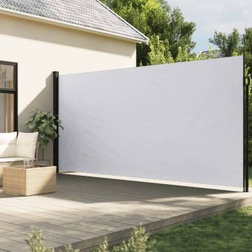 Retractable Side Awning White 200x300 cm - Privacy Screen