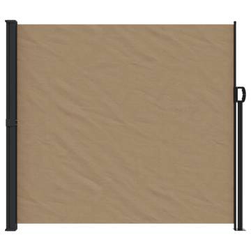 Retractable Side Awning Taupe 180x300 cm - Hipomarket