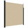 Retractable Side Awning Beige 200x600 cm - Garden Privacy Screen