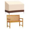 Beige 2-Seater Bench Cover - Waterproof & UV-Resistant | Hipomarket