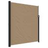 Retractable Side Awning Taupe 220x500 cm - Privacy & Style