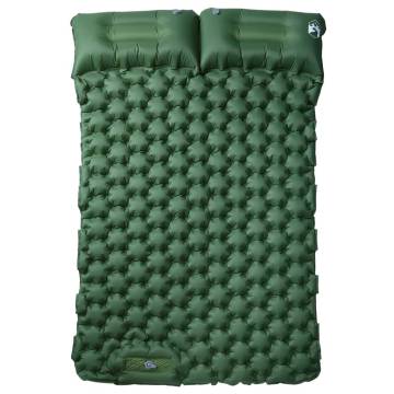 Self Inflating Camping Mattress for 2 - Green | Hipo Market