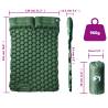 Self Inflating Camping Mattress for 2 - Green | Hipo Market