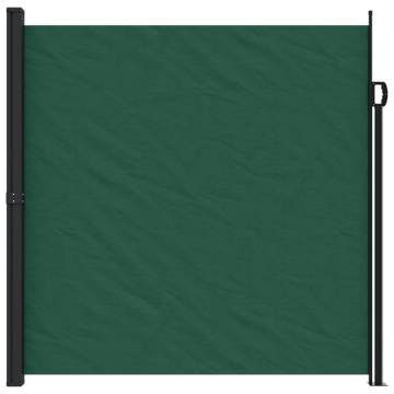 Retractable Side Awning Dark Green 200x600 cm | Hipo Market