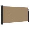 Retractable Side Awning Taupe 100x500 cm - Privacy Screen