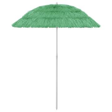 Hawaii Beach Umbrella Green - 180 cm UV Protection