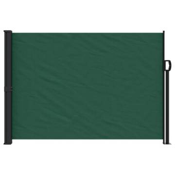 Retractable Side Awning Dark Green 140x500 cm | HipoMarket UK