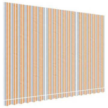 Multicolour Stripe Awning Replacement Fabric 4.5x3m - Hipomarket