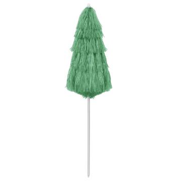 Hawaii Beach Umbrella Green - 180 cm UV Protection