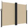 Retractable Side Awning Beige 180x600 cm - Privacy & Shade