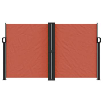 Retractable Side Awning Terracotta 140x1000 cm | HipoMarket