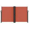 Retractable Side Awning Terracotta 140x1000 cm | HipoMarket