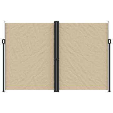 Retractable Side Awning Beige 220x1000 cm | HipoMarket