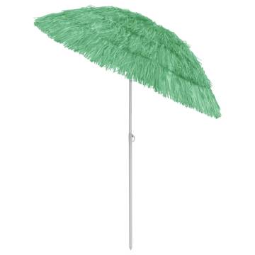 Hawaii Beach Umbrella Green - 180 cm UV Protection