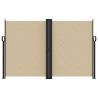 Retractable Side Awning Beige 160x1200 cm | Privacy Screen