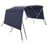 4-bow Bimini Top with Sidewalls - 243x(170-182)x137 cm