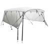 4-Bow Bimini Top with Mesh Sidewalls | Durable Sun Protection