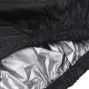 Motorcycle Cover Black 230x95x125 cm | 210D Oxford Protection