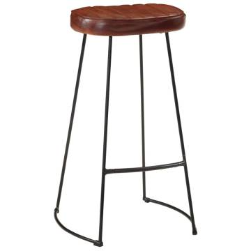 Gavin Bar Stools 2 pcs Dark Brown - Stylish & Sturdy