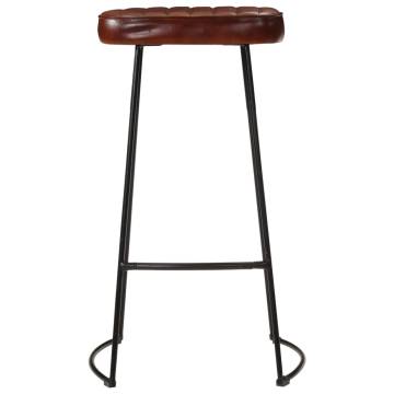 Gavin Bar Stools 2 pcs Dark Brown - Stylish & Sturdy