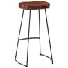 Gavin Bar Stools 2 pcs Dark Brown - Stylish & Sturdy