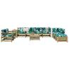 11 Piece Garden Sofa Set - Durable Pine Wood Furniture