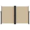 Retractable Side Awning Beige 160x1000 cm - Hipomarket UK