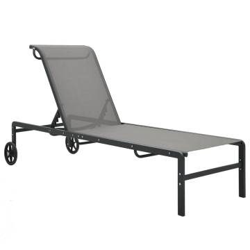 Sun Loungers 2 pcs with Table - Comfortable Outdoor Relaxation