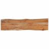 Rectangular Solid Wood Table Top | 180x40 cm | Live Edge