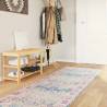 Rug Washable Multicolour 80x300 cm Anti Slip Colour blue and pink Size 80 x 300 cm 