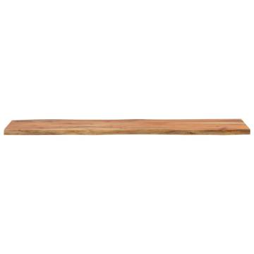 Rectangular Solid Wood Table Top | 180x40 cm | Live Edge