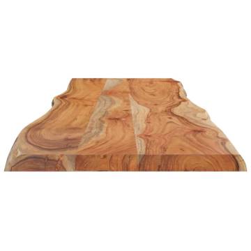 Rectangular Solid Wood Table Top | 180x40 cm | Live Edge