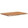 Rectangular Solid Acacia Wood Table Top - 80x60 cm | Hipo Market