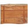 Rectangular Solid Acacia Wood Table Top - 80x60 cm | Hipo Market