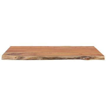 Rectangular Solid Acacia Wood Table Top - 80x60 cm | Hipo Market