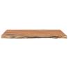 Rectangular Solid Acacia Wood Table Top - 80x60 cm | Hipo Market