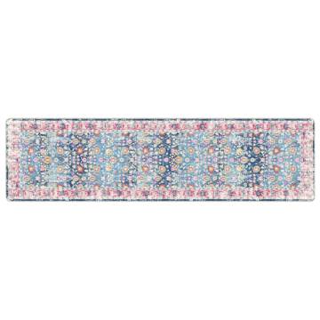 Washable Multicolour Rug 80x300 cm - Anti Slip