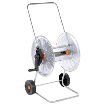 Hose Reel Cart for 80m 1/2" or 50m 3/4" Hose - Durable & Compact