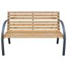 Garden Bench 112 cm Solid Wood Fir | Stylish Outdoor Seating