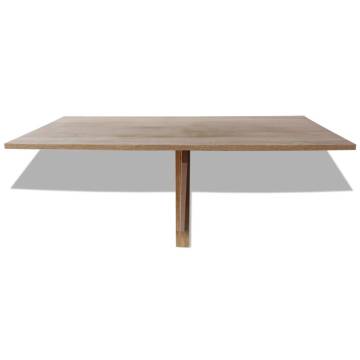 Folding Wall Table Oak 100x60 cm | Space-Saving Design