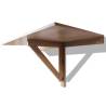 Folding Wall Table Oak 100x60 cm | Space-Saving Design